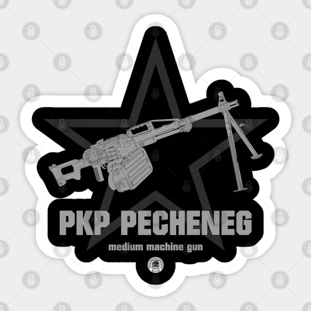 I love guns! PKP Pecheneg Machine gun Sticker by FAawRay